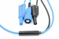 BNC to 4mm Banana Plugs Lead - Blue